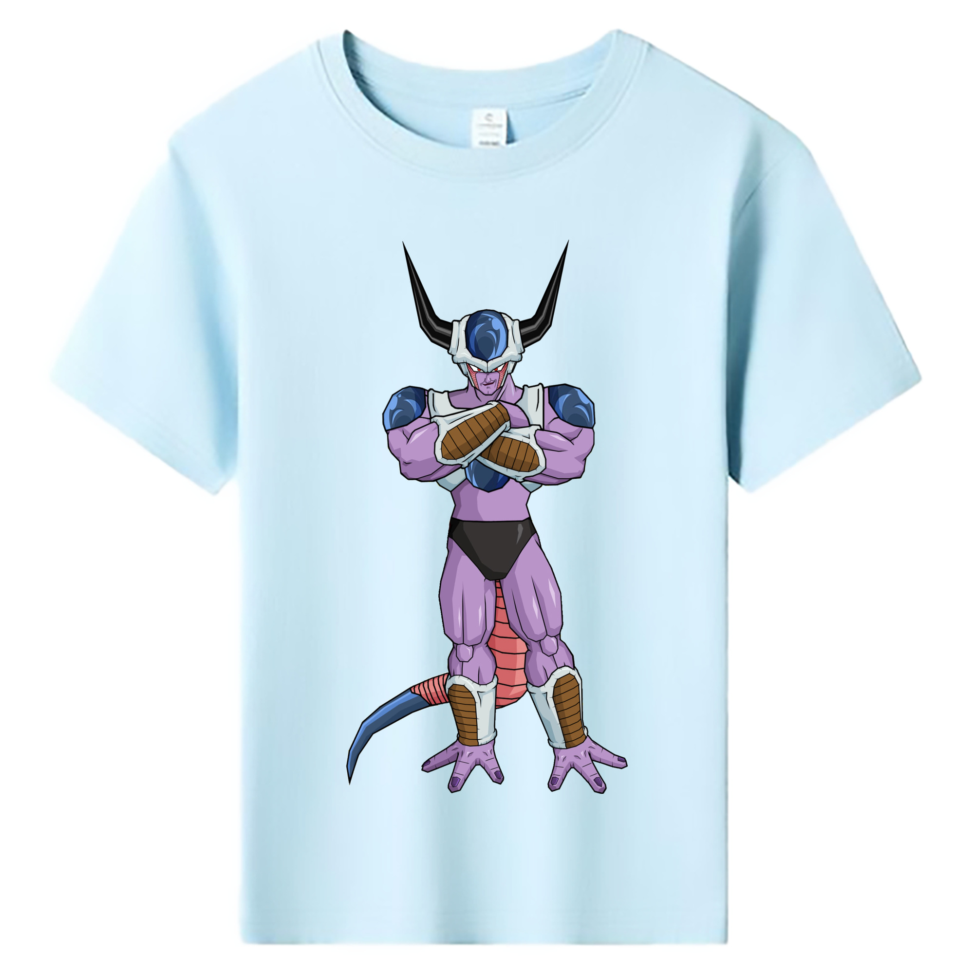 （画像用） ドラゴンボール フリーザ DRAGON BALL Frieza 綿100％キッズTシャツ（フロントプリント）